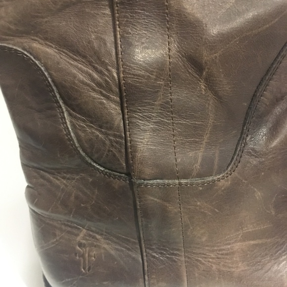Frye Paige Riding Boot in chocolate brown 8.5 - Picture 5 of 7